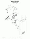 AIR FLOW PARTS Diagram and Parts List for BRS80ARANA00  Whirlpool Refrigerator