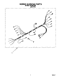WIRING HARNESS Diagram and Parts List for RB120PXYB3  Whirlpool Wall Oven
