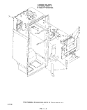 LINER Diagram and Parts List for ET18HKXSW0A  Whirlpool Refrigerator