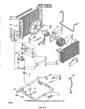 UNIT Diagram and Parts List for ACE864XP0  Whirlpool Air Conditioner
