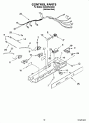 CONTROL PARTS Diagram and Parts List for 6GD5SHGXSS04  Whirlpool Refrigerator