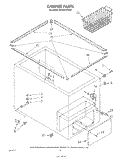 SECTION Diagram and Parts List for EH150FXTN00  Whirlpool Freezer
