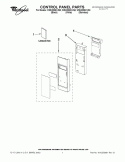 CONTROL PANEL PARTS Diagram and Parts List for WMH2205XVB0  Whirlpool Microwave