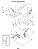 TOP CONSOLE , LITERATURE AND OPTIONAL Diagram and Parts List for KGYE650VPL0  KitchenAid Dryer