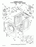 Part Location Diagram of W10208218 Whirlpool BRACKET