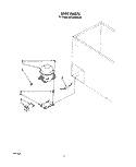 SECTION Diagram and Parts List for RH1200RXW00  Roper Freezer