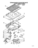 COMPARTMENT SEPARATOR Diagram and Parts List for TT14CKXXW01  Estate Refrigerator