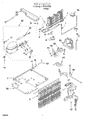 UNIT Diagram and Parts List for ET18SCRFW02  Whirlpool Refrigerator