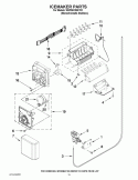 ICEMAKER PARTS Diagram and Parts List for WSF26C2EXY02  Whirlpool Refrigerator