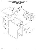 CABINET AND CONTROL Diagram and Parts List for TC900QPDB0  Whirlpool Trash Compactor