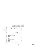 MISCELLANEOUS Diagram and Parts List for LLT7144BN0  Whirlpool Washer