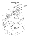 ICEMAKER PARTS - PARTS NOT ILLUSTRATED Diagram and Parts List for 4YED5FHQKT01  Whirlpool Refrigerator