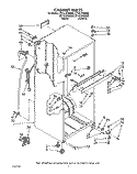 CABINET Diagram and Parts List for ET14LKXXN00  Whirlpool Refrigerator