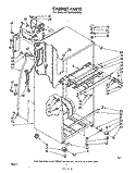 Part Location Diagram of 944706 Whirlpool filler, deck rail (r.s.) (almond)