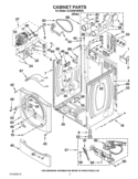 Part Location Diagram of W10250903 Whirlpool DISCONTINUED