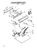 SECTION Diagram and Parts List for KEYL405WAL0  KitchenAid Dryer