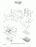Part Location Diagram of WPW10231329 Whirlpool TRIM-SHELF