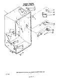 LINER Diagram and Parts List for EEV163FW2  Whirlpool Freezer