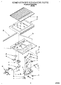 COMPARTMENT SEPARATOR Diagram and Parts List for ET18NKXAG01  Whirlpool Refrigerator