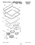 COOKTOP, LITERATURE Diagram and Parts List for KERC507YAL0  KitchenAid Range