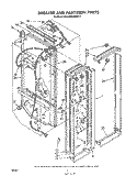BREAKER AND PARTITION Diagram and Parts List for ED22MMXRWR0  Whirlpool Refrigerator