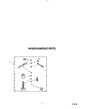 MISCELLANEOUS Diagram and Parts List for AL3132WW1  Whirlpool Washer