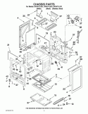 CHASSIS PARTS Diagram and Parts List for GFG471LVB1  Whirlpool Range