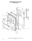 Part Location Diagram of LIT1118800 Whirlpool Service & Wiring Sheet