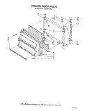 FREEZER DOOR Diagram and Parts List for ET18NKXRWR0  Whirlpool Refrigerator