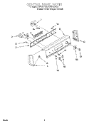 CONTROL PANEL Diagram and Parts List for KAWS777EQ0  KitchenAid Washer