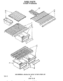Part Location Diagram of 937155 Whirlpool Overlay, Pan