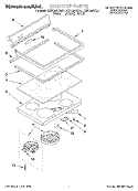 COOKTOP Diagram and Parts List for KERC507EAL1  KitchenAid Range