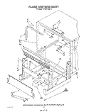 FRAME AND TANK Diagram and Parts List for 4KUDC220T3  KitchenAid Dishwasher