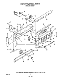 CONTROL PANEL Diagram and Parts List for F9908B0  Roper Range