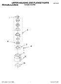 SECTION Diagram and Parts List for KCDC250K  KitchenAid Food Waste Disposer