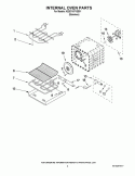 INTERNAL OVEN PARTS Diagram and Parts List for KEBC167VSS01  KitchenAid Wall Oven