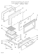 SECTION Diagram and Parts List for SF304BSYN1  Whirlpool Range