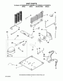 UNIT PARTS Diagram and Parts List for W1TXEMMWS04  Whirlpool Refrigerator
