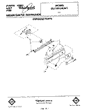 CONSOLE Diagram and Parts List for DU1098XLW1  Whirlpool Dishwasher
