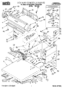 SECTION Diagram and Parts List for CEW2760AW0  Whirlpool Dryer