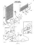 UNIT Diagram and Parts List for EV15HKXRW1  Whirlpool Freezer