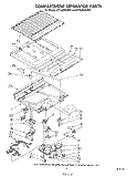 COMPARTMENT SEPARATOR Diagram and Parts List for ET18JMYSG02  Whirlpool Refrigerator