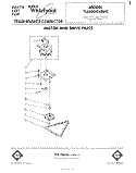 MOTOR AND DRIVE , LITERATURE Diagram and Parts List for TU8000XRP0  Whirlpool Trash Compactor