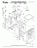 Part Location Diagram of W10385295 Whirlpool TECH SHEET