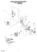 PUMP AND MOTOR PARTS, OPTIONAL PARTS (NOT INCLUDED) Diagram and Parts List for 7MGHW9150PW2  Whirlpool Washer