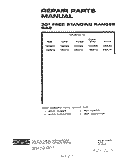 BACKGUARD Diagram and Parts List for 1333^1A  Whirlpool Range