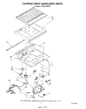 COMPARTMENT SEPARATOR Diagram and Parts List for ET20GKXWN00  Whirlpool Refrigerator