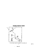 MISCELLANEOUS Diagram and Parts List for LA6301XSW0  Whirlpool Washer