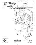 SECTION Diagram and Parts List for AD0152XM2  Whirlpool Dehumidifier