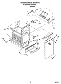 CONTAINER PARTS Diagram and Parts List for GACP15XXMG2  Whirlpool Trash Compactor